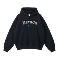 Collection 6 Nevada Oversize Fleeced Hoodie - Black front