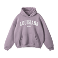 Collection 4 Louisiana Oversize Fleeced Hoodie - Light Purple front
