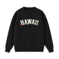 Collection 10 Hawaii Essential Heavyweight Crewneck Sweatshirt - Black front