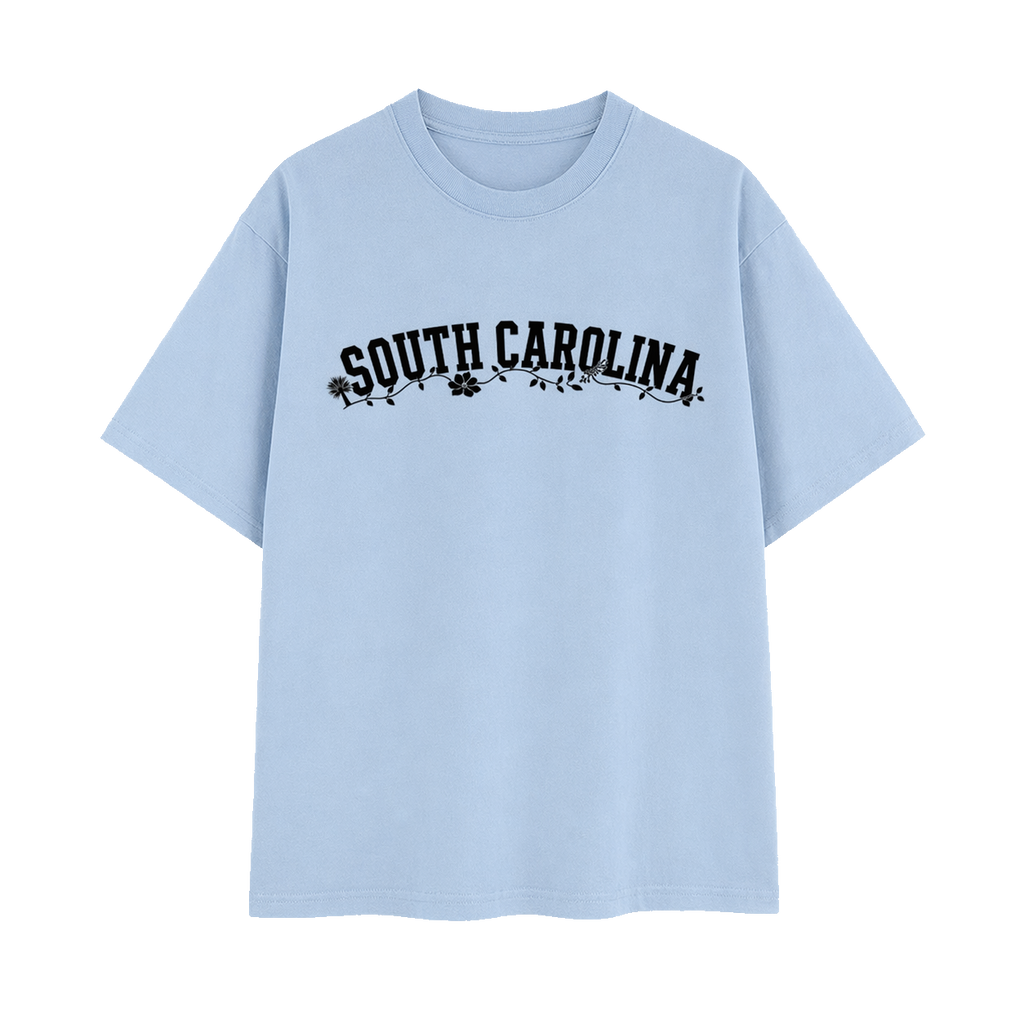Collection 10 South Carolina Essential Cotton T-Shirt - Light Blue front