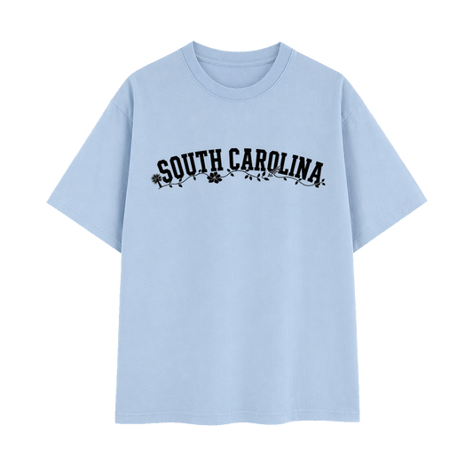 Collection 10 South Carolina Essential Cotton T-Shirt - Light Blue front