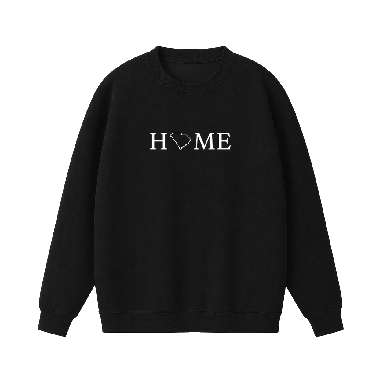Collection 5 South Carolina Essential Heavyweight Crewneck Sweatshirt - Black front