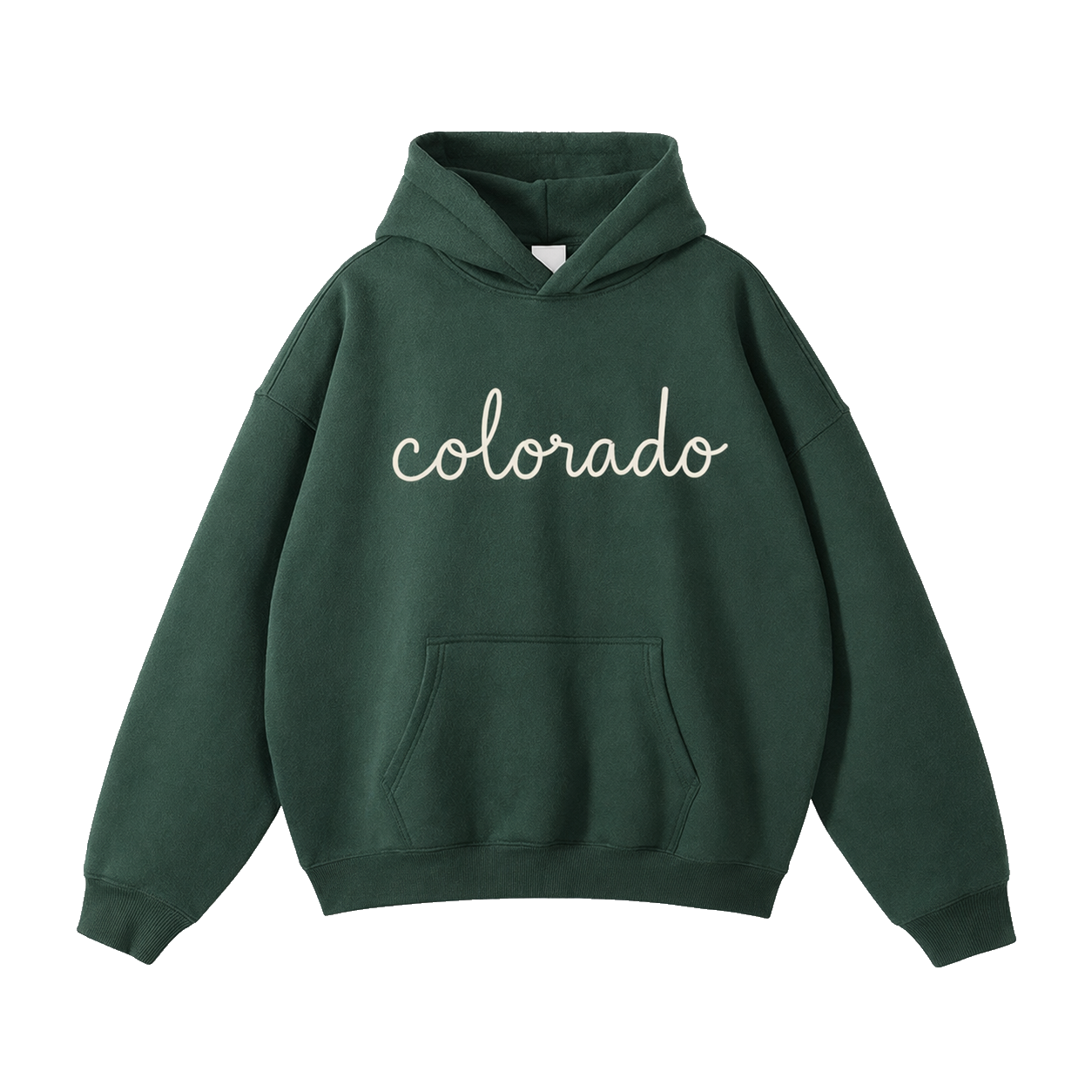Collection 3 Colorado Oversize Fleeced Hoodie - Eden Green front