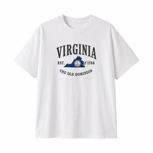 Collection 8 Virginia Essential Cotton T-Shirt - White front