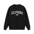 Collection 4 California Essential Heavyweight Crewneck Sweatshirt - Black front