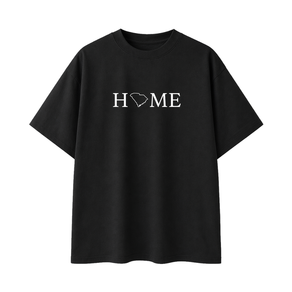 Collection 5 South Carolina Essential Cotton T-Shirt - Black front