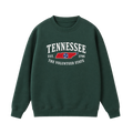 Collection 8 Tennessee Essential Heavyweight Crewneck Sweatshirt - Dark Green front