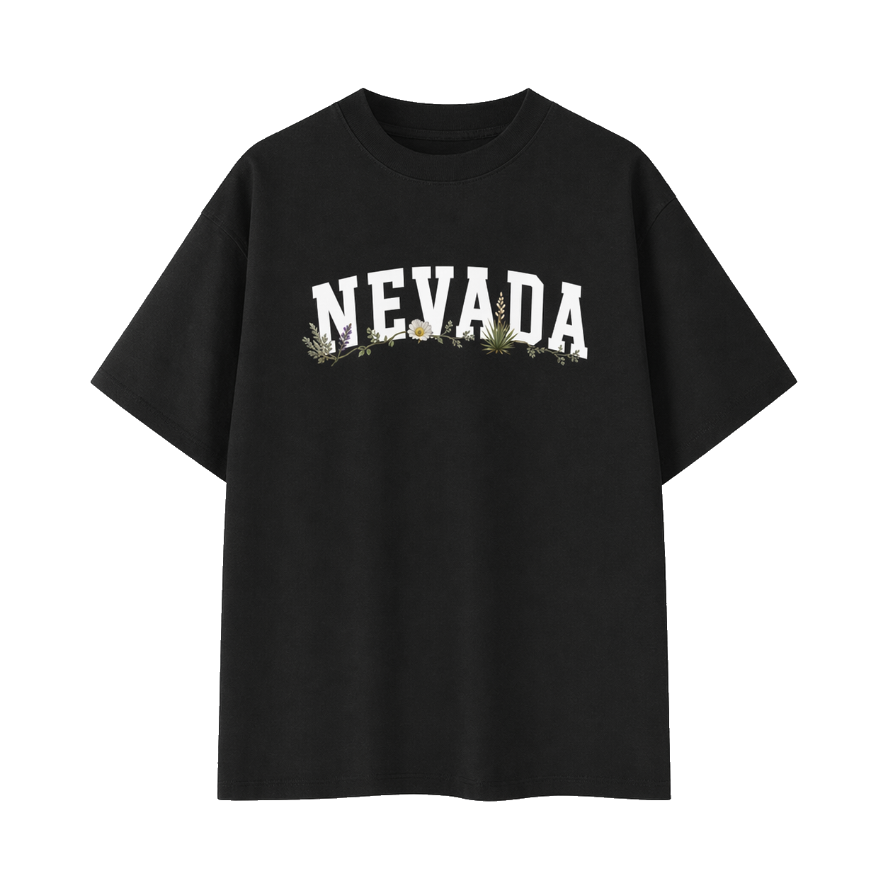 Collection 10 Nevada Essential Cotton T-Shirt - Black front
