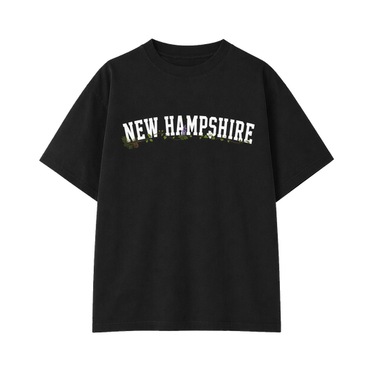 Collection 10 New Hampshire Essential Cotton T-Shirt - Black front