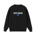 Collection 7 South Carolina Essential Heavyweight Crewneck Sweatshirt - Black front