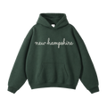 Collection 3 New Hampshire Oversize Fleeced Hoodie - Eden Green front