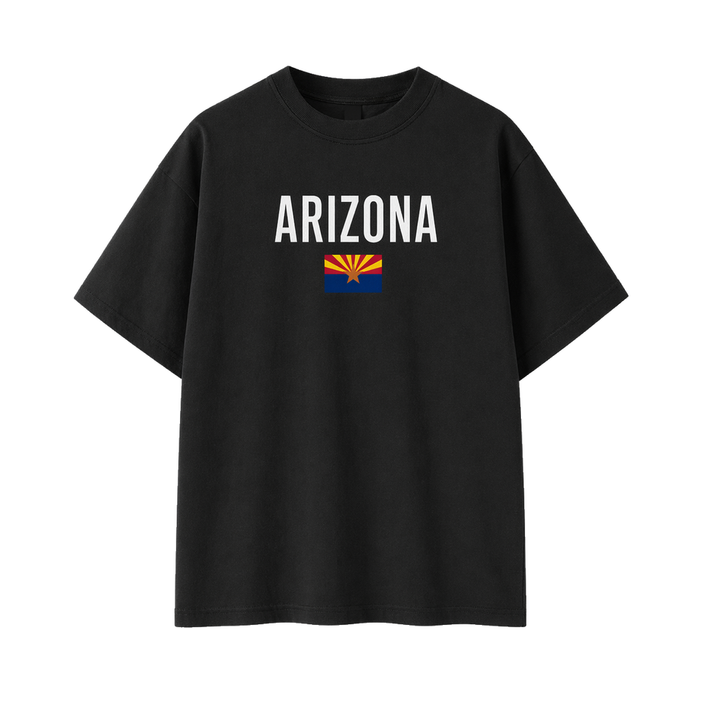 Collection 7 Arizona Essential Cotton T-Shirt - Black front