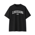 Collection 4 Louisiana Essential Cotton T-Shirt - Black front
