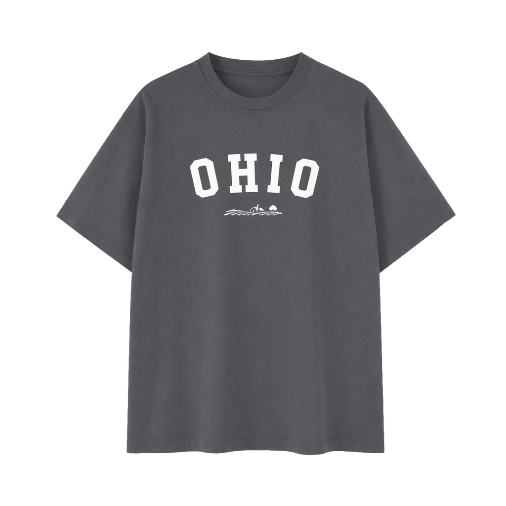 Collection 9 Ohio Essential Cotton T-Shirt - Dark Gray front