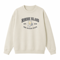Collection 8 Rhode Island Essential Heavyweight Crewneck Sweatshirt - Cream front