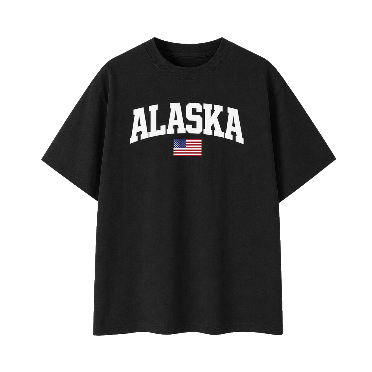 Collection 2 Alaska Essential Cotton T-Shirt - Black front