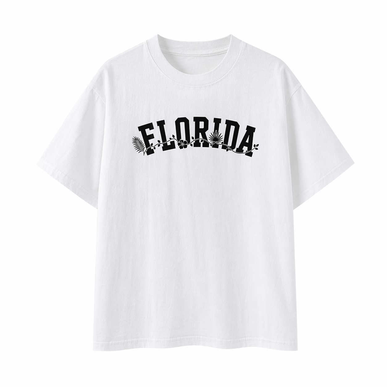 Collection 10 Florida Essential Cotton T-Shirt - White front