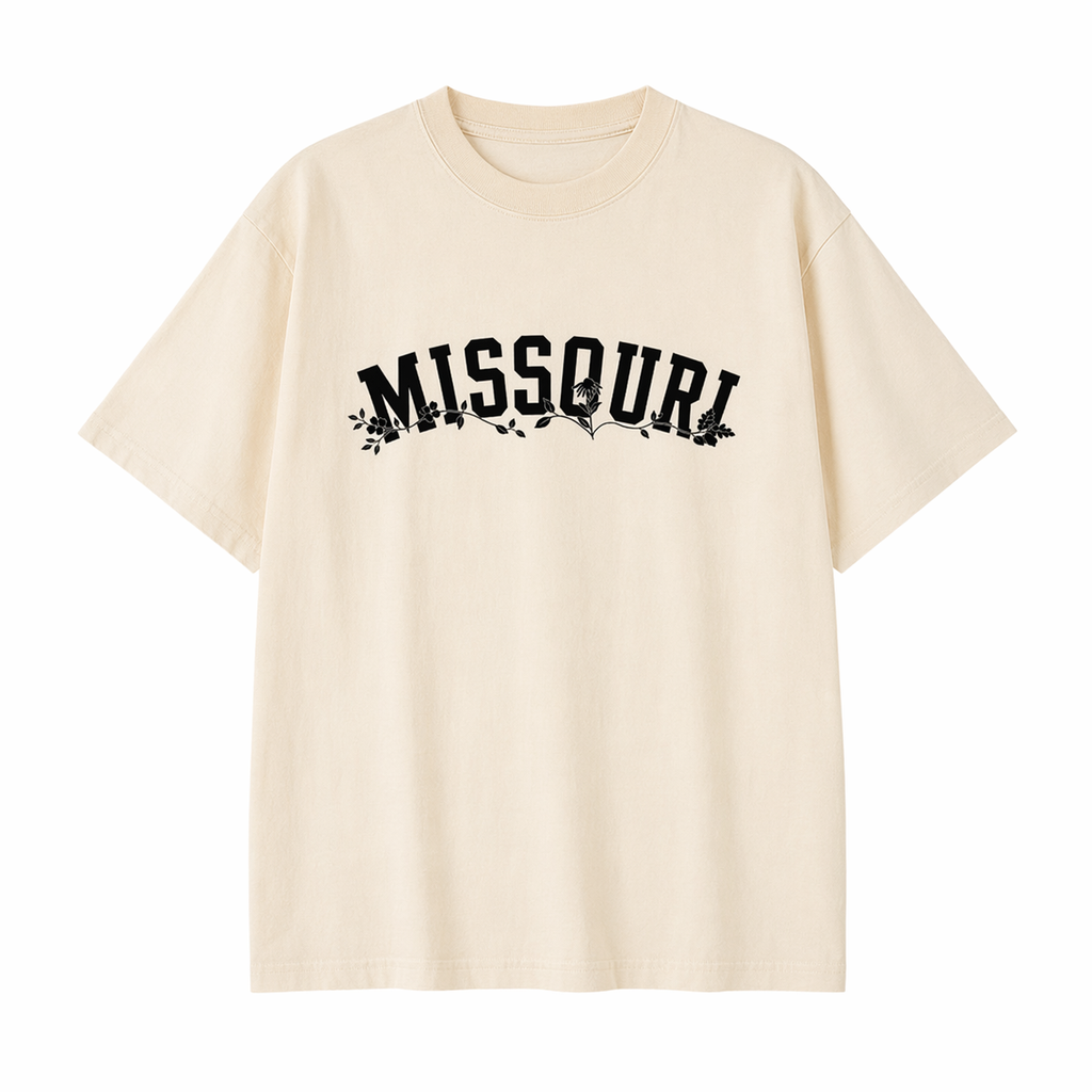 Collection 10 Missouri Essential Cotton T-Shirt - Apricot front