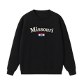 Collection 6 Missouri Essential Heavyweight Crewneck Sweatshirt - Black front