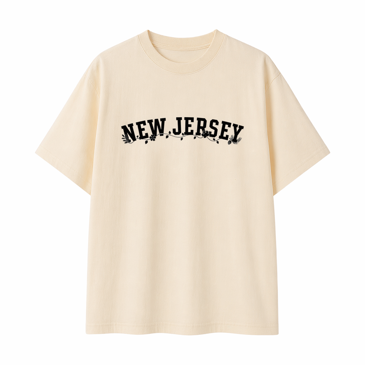 Collection 10 New Jersey Essential Cotton T-Shirt - Apricot front
