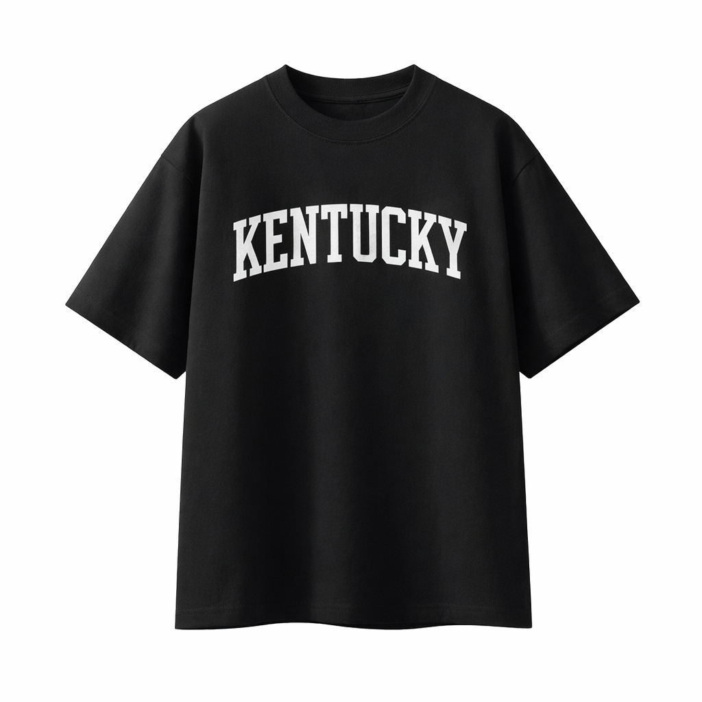 Collection 1 Kentucky Essential Cotton T-Shirt - Black front