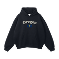 Collection 6 Oregon Oversize Fleeced Hoodie - Black front