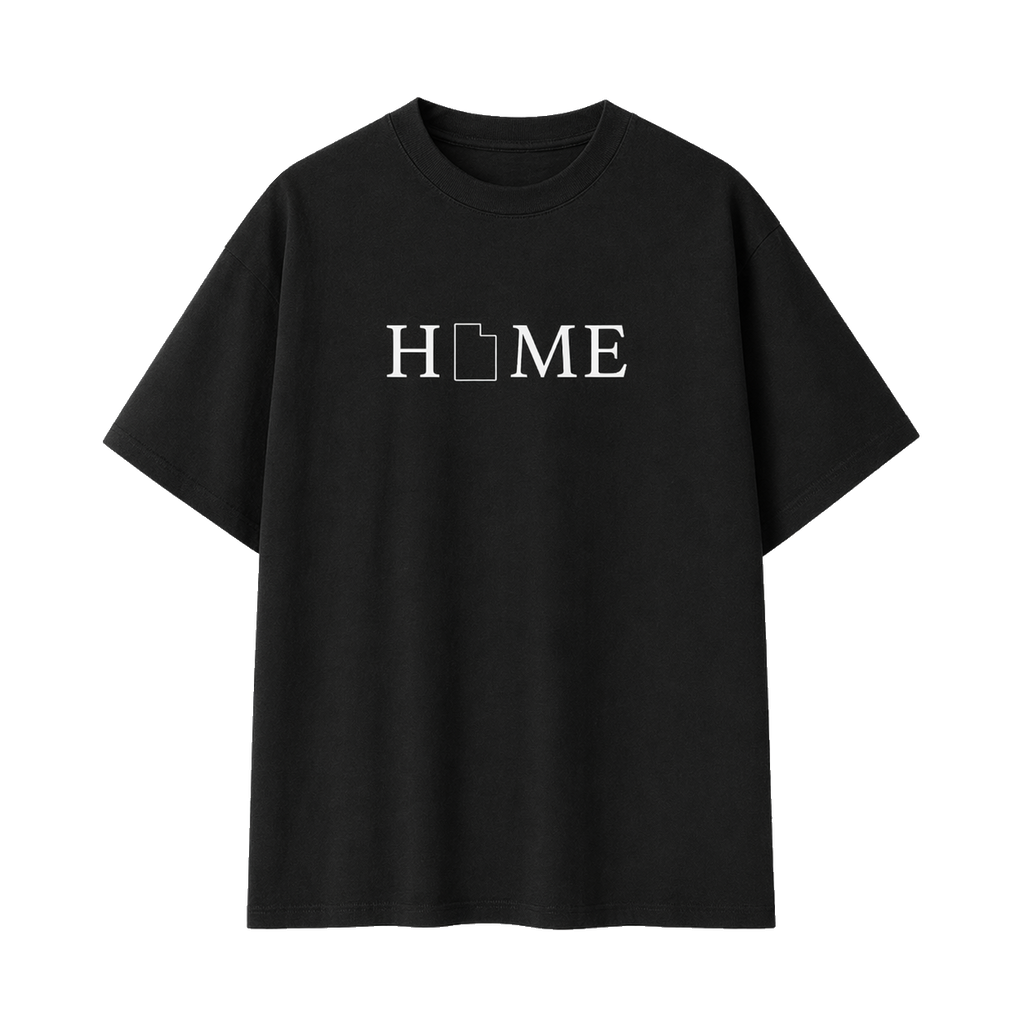 Collection 5 Utah Essential Cotton T-Shirt - Black front