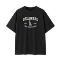 Collection 8 Delaware Essential Cotton T-Shirt - Black front