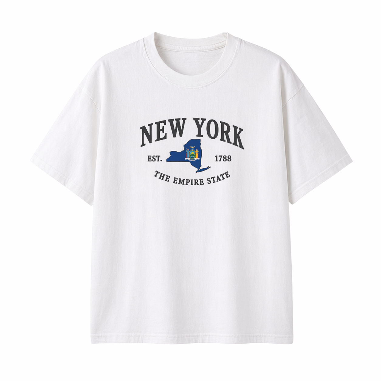 Collection 8 New York Essential Cotton T-Shirt - White front
