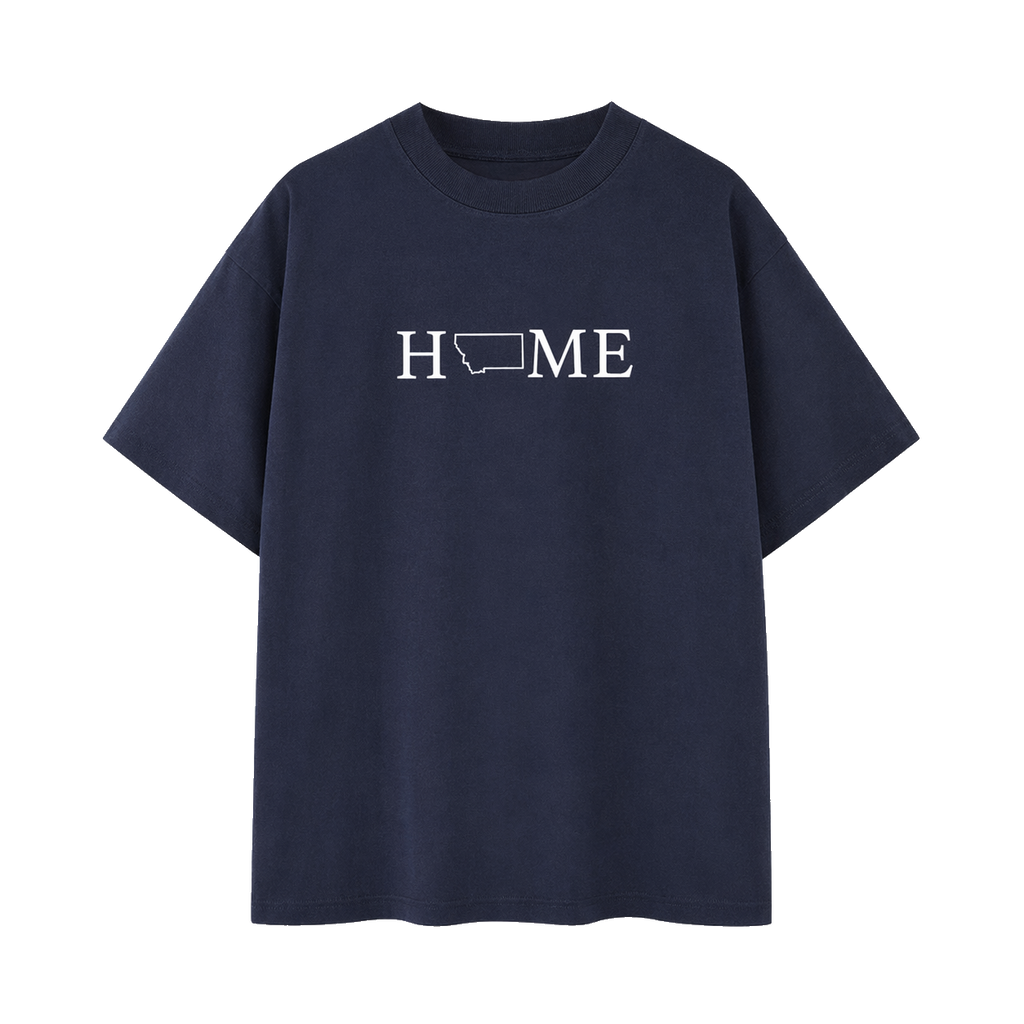 Collection 5 Montana Essential Cotton T-Shirt - Navy Blue front