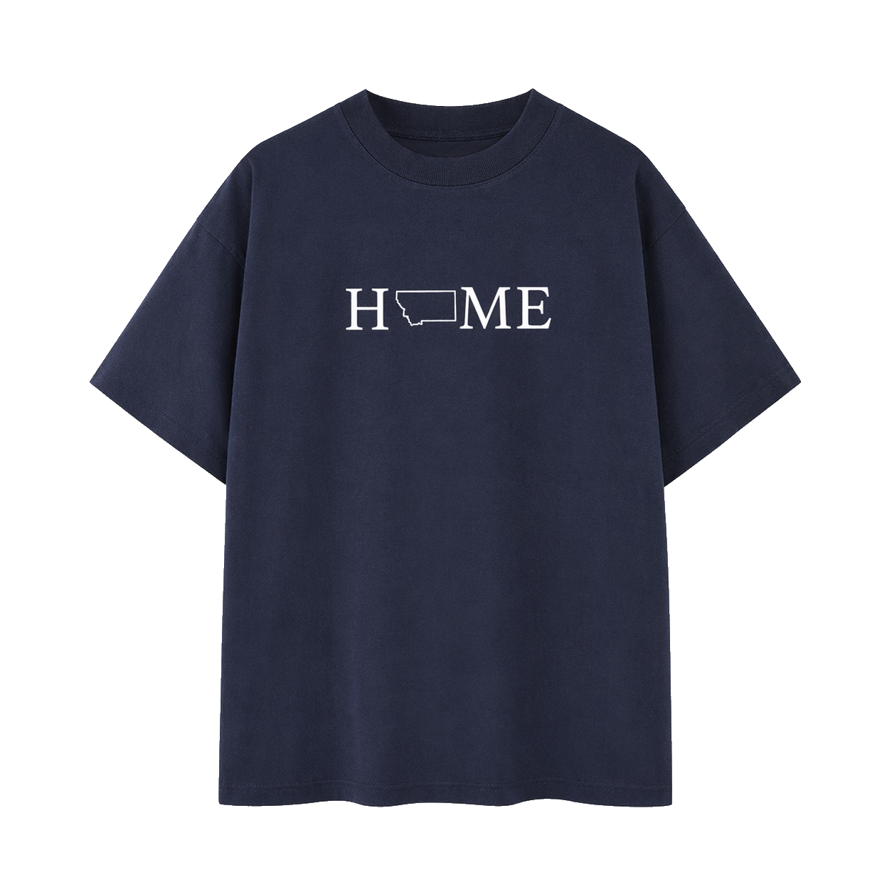 Collection 5 Montana Essential Cotton T-Shirt - Navy Blue front