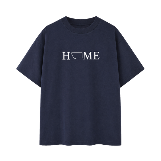 Collection 5 Montana Essential Cotton T-Shirt - Navy Blue front