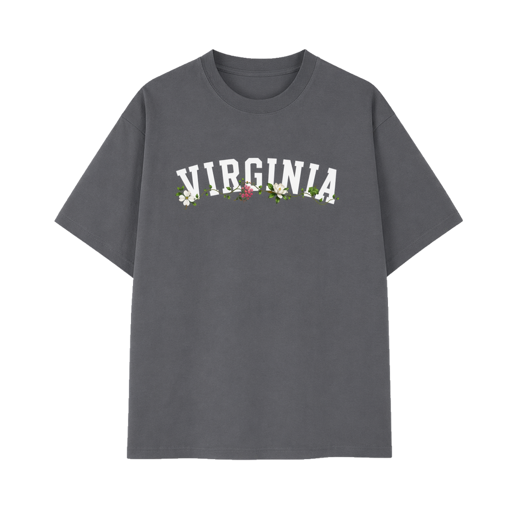 Collection 10 Virginia Essential Cotton T-Shirt - Dark Gray front