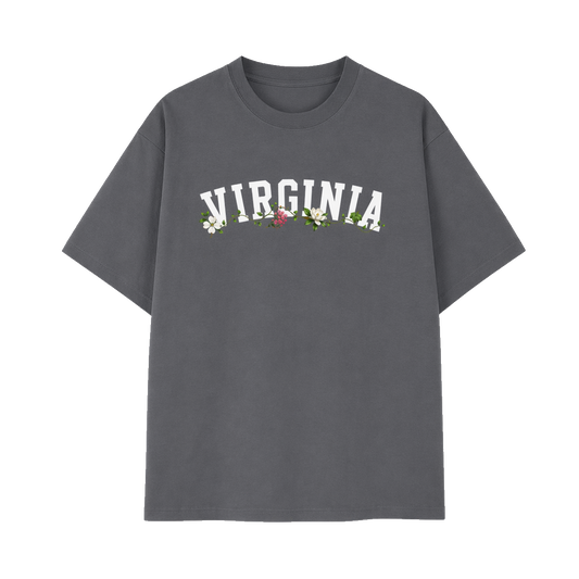 Collection 10 Virginia Essential Cotton T-Shirt - Dark Gray front