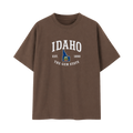 Collection 8 Idaho Essential Cotton T-Shirt - Coffee front