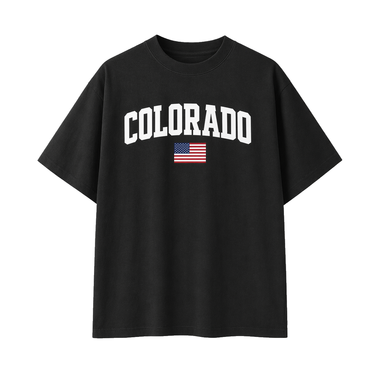 Collection 2 Colorado Essential Cotton T-Shirt - Black front