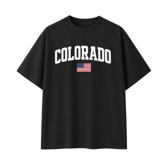 Collection 2 Colorado Essential Cotton T-Shirt - Black front