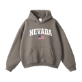 Collection 2 Nevada Oversize Fleeced Hoodie - Gray Coffee front