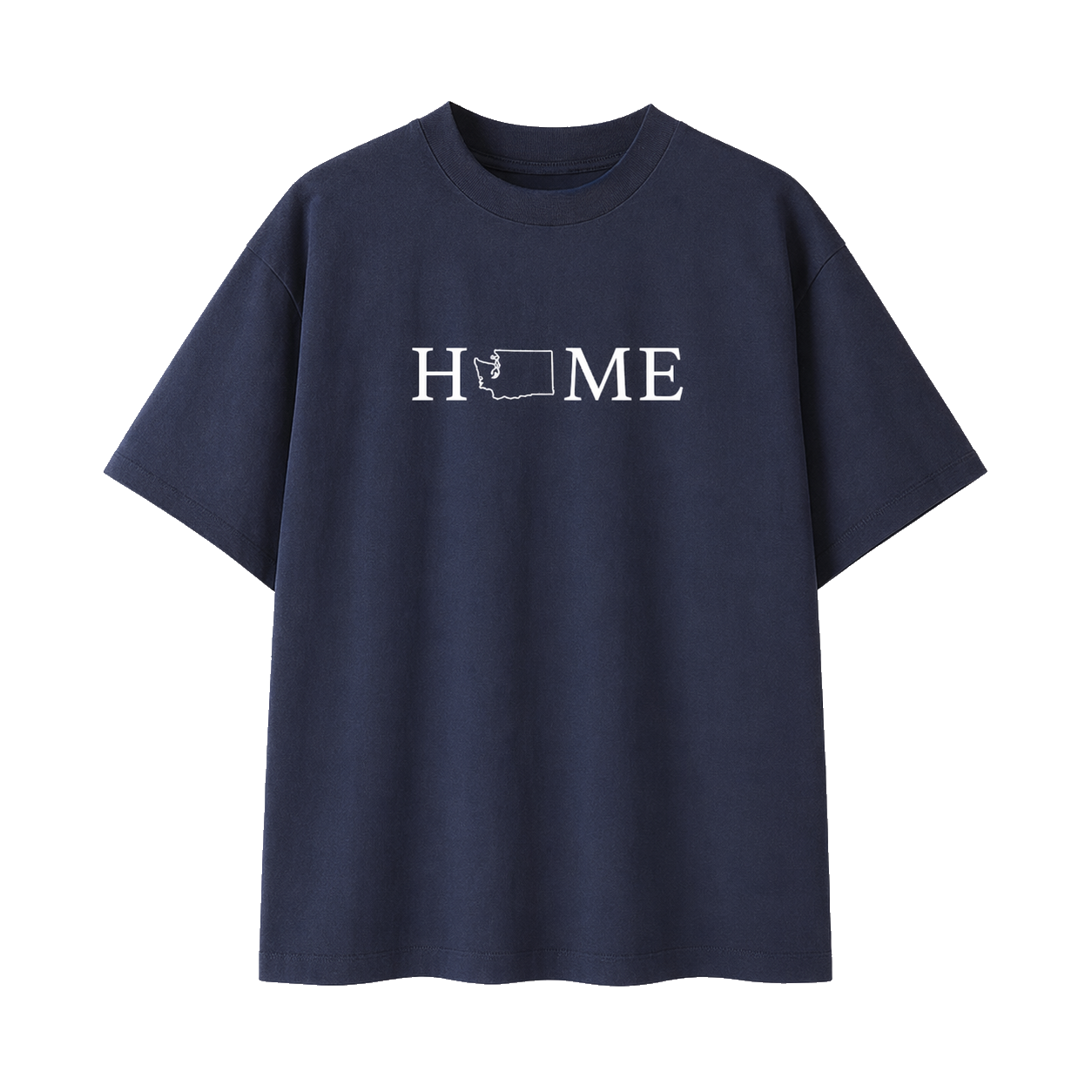 Collection 5 Washington Essential Cotton T-Shirt - Navy Blue front