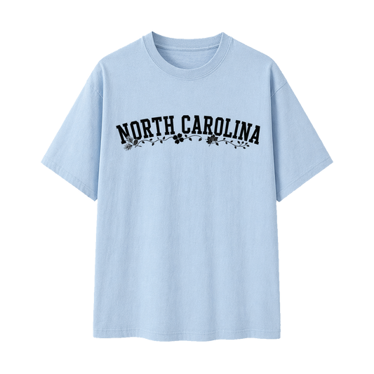 Collection 10 North Carolina Essential Cotton T-Shirt - Light Blue front