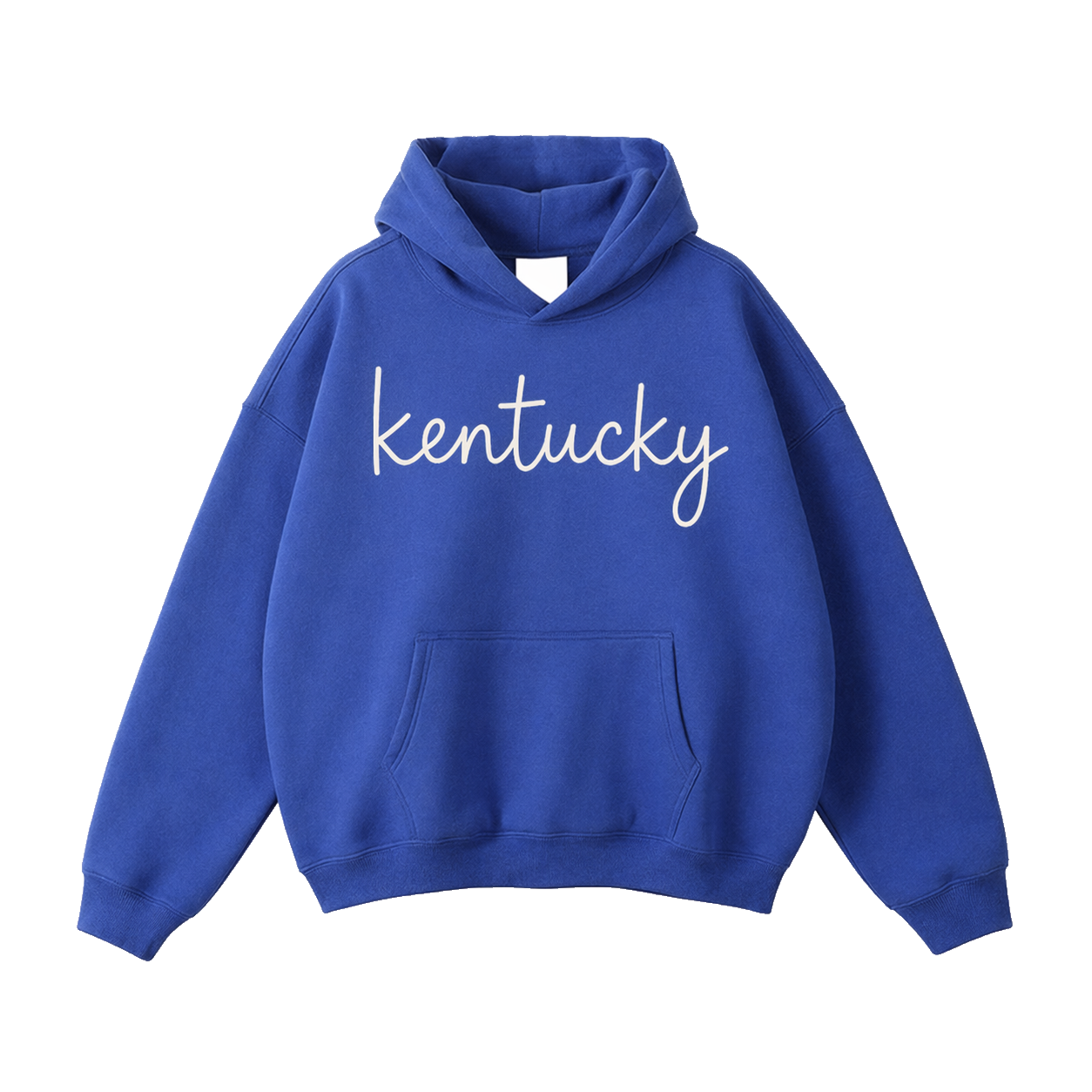 Collection 3 Kentucky Oversize Fleeced Hoodie - Klein Blue front