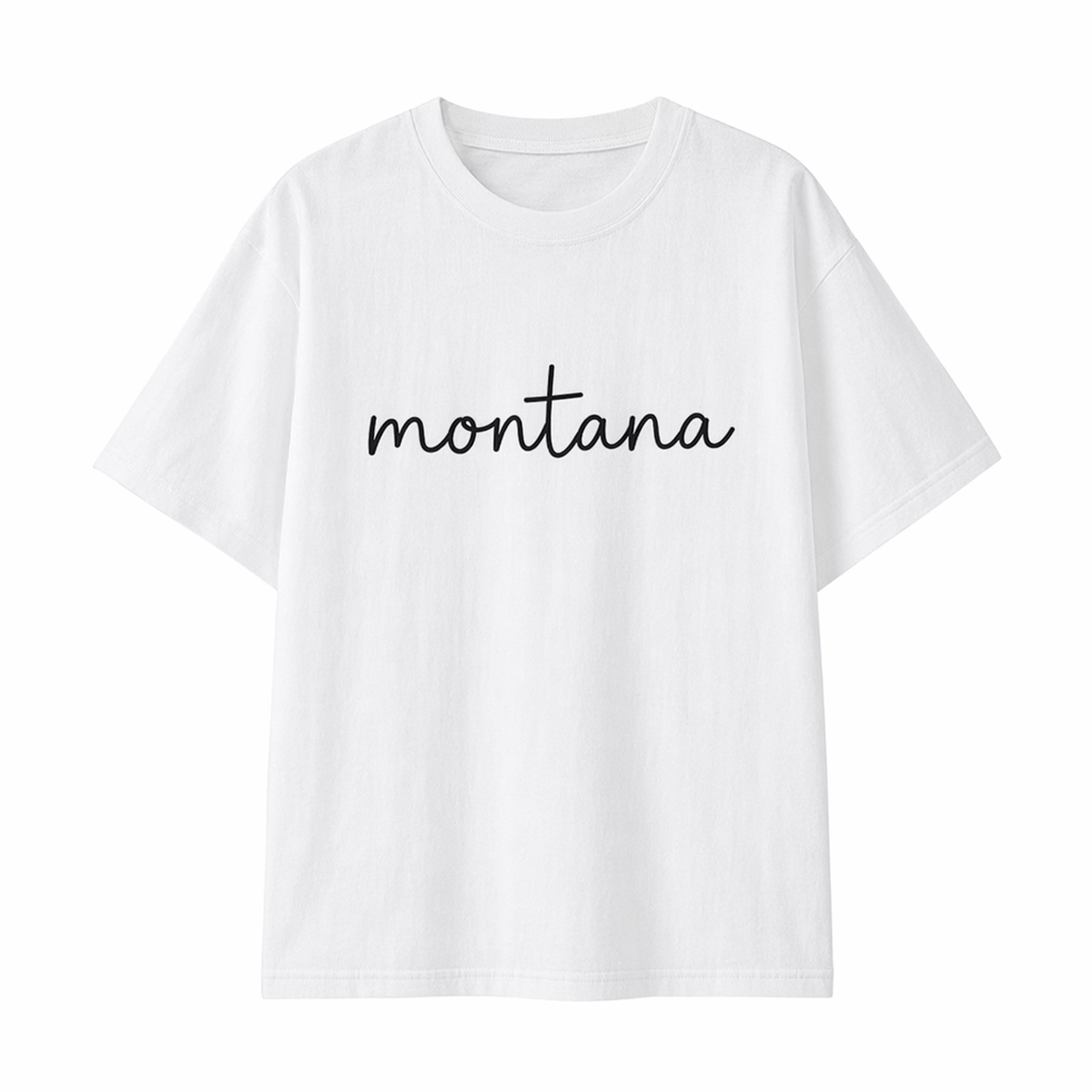 Collection 3 Montana Essential Cotton T-Shirt - White front
