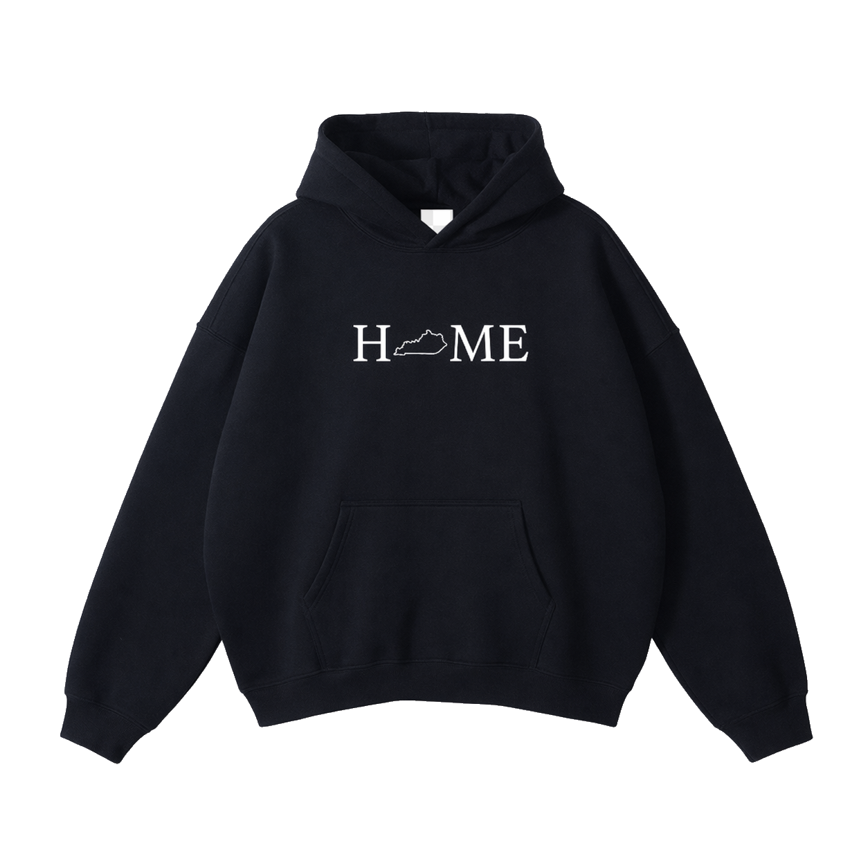 Collection 5 Kentucky Oversize Fleeced Hoodie - Black front