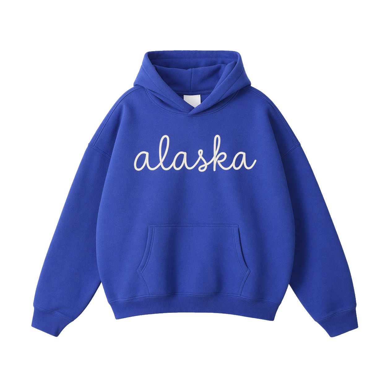 Collection 3 Alaska Oversize Fleeced Hoodie - Klein Blue front