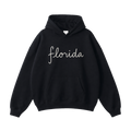 Collection 3 Florida Oversize Fleeced Hoodie - Black front