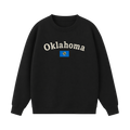Collection 6 Oklahoma Essential Heavyweight Crewneck Sweatshirt - Black front