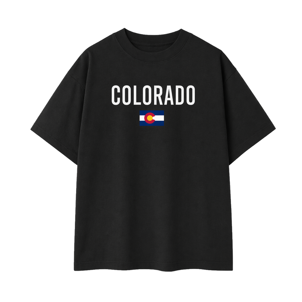 Collection 7 Colorado Essential Cotton T-Shirt - Black front