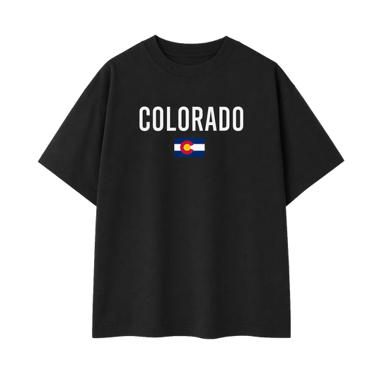 Collection 7 Colorado Essential Cotton T-Shirt - Black front