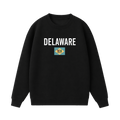 Collection 7 Delaware Essential Heavyweight Crewneck Sweatshirt - Black front