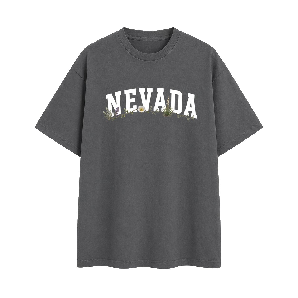 Collection 10 Nevada Essential Cotton T-Shirt - Dark Gray front